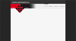 Desktop Screenshot of canalsantiago.com